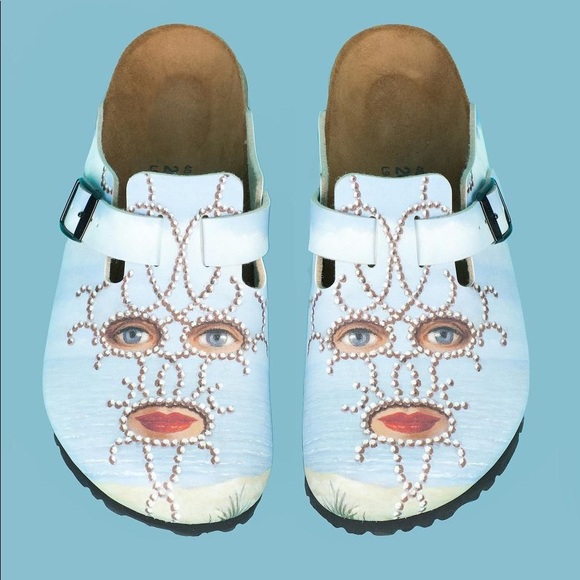Opening Ceremony Shoes - Opening Ceremony x Rene Magritte Birkenstocks